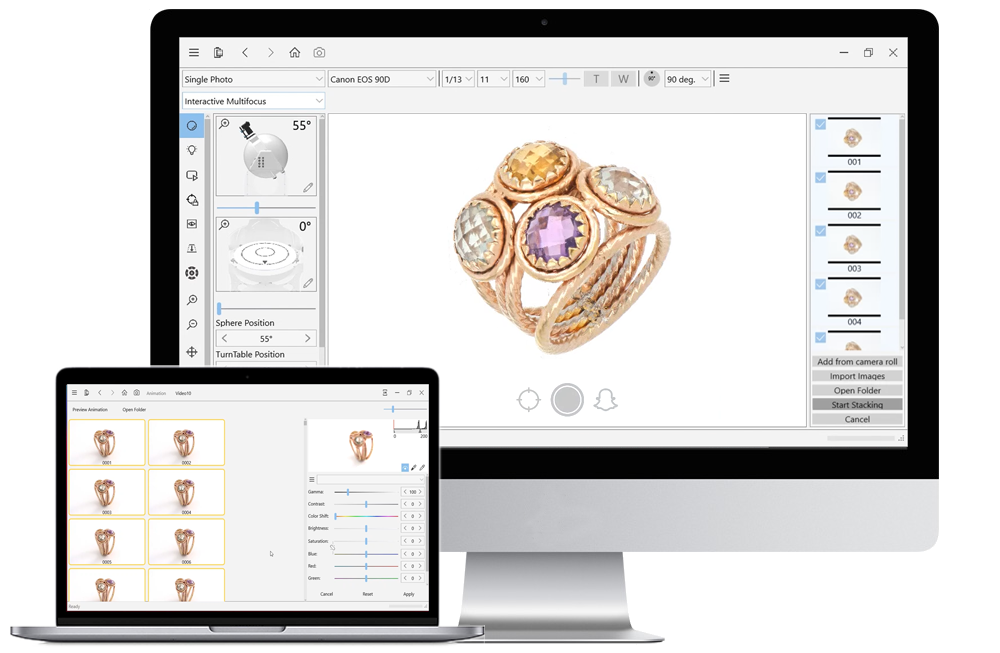 software photo for jewelry